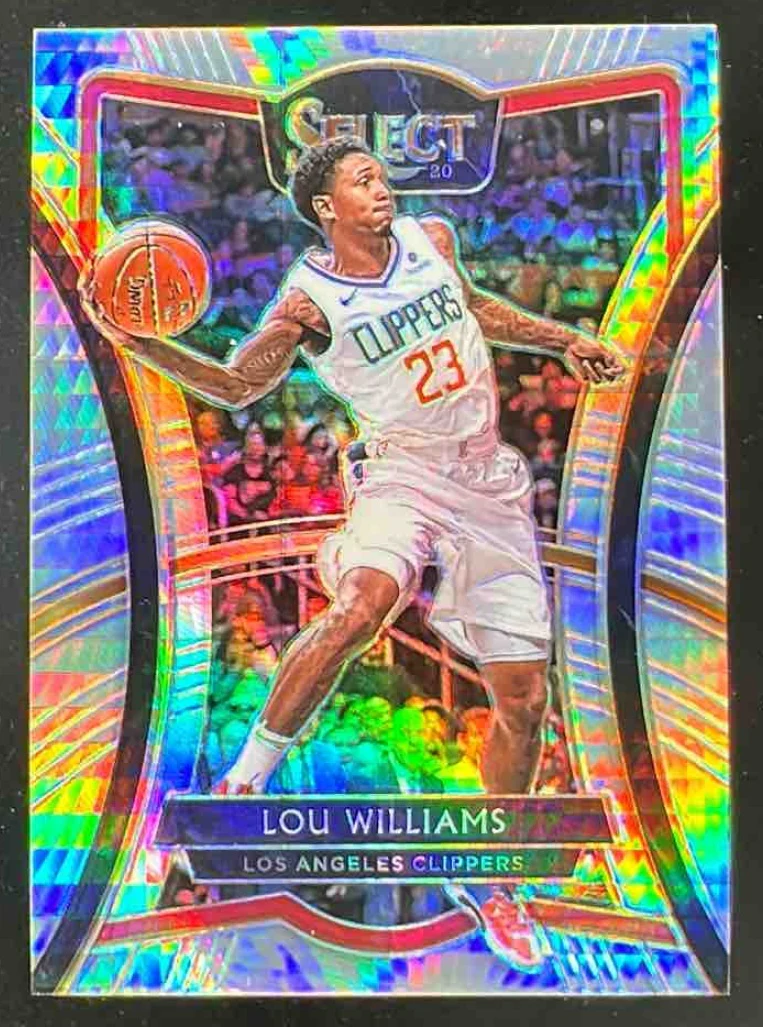 2019-20 Panini Select Lucky Envelopes Prizms #183 Lou Williams Premier Level /8