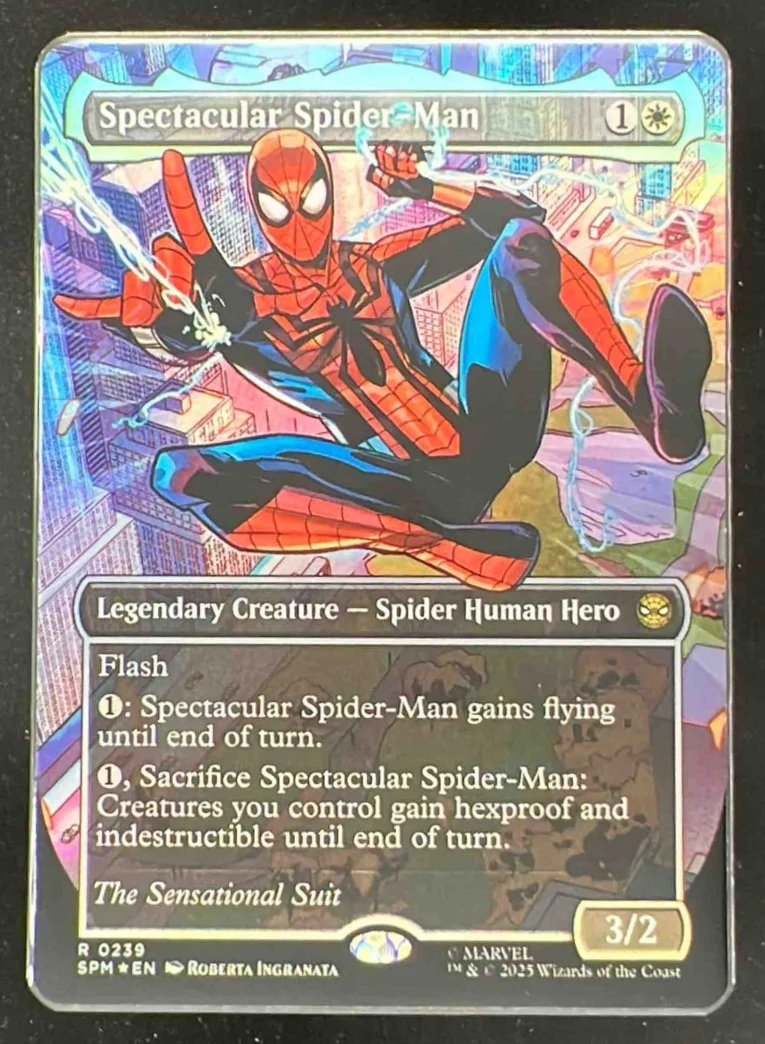 2025 Magic: The Gathering Marvel's Spider-Man #R0239 Spectacular Spider-Man Foil