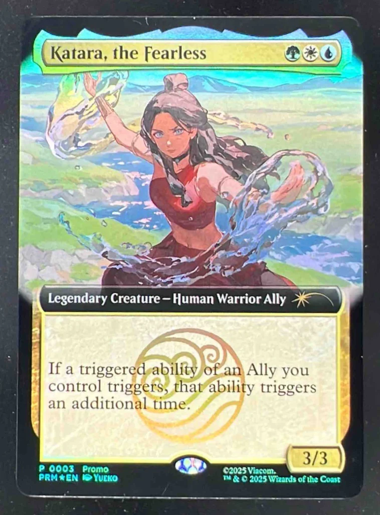 2025 Magic The Gathering Promo #0003 Katara The Fearless Foil