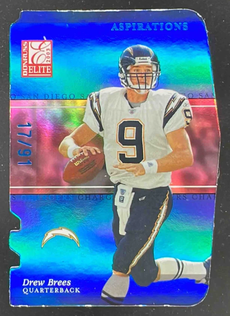 2003 Donruss Elite Aspirations #47 Drew Brees /91