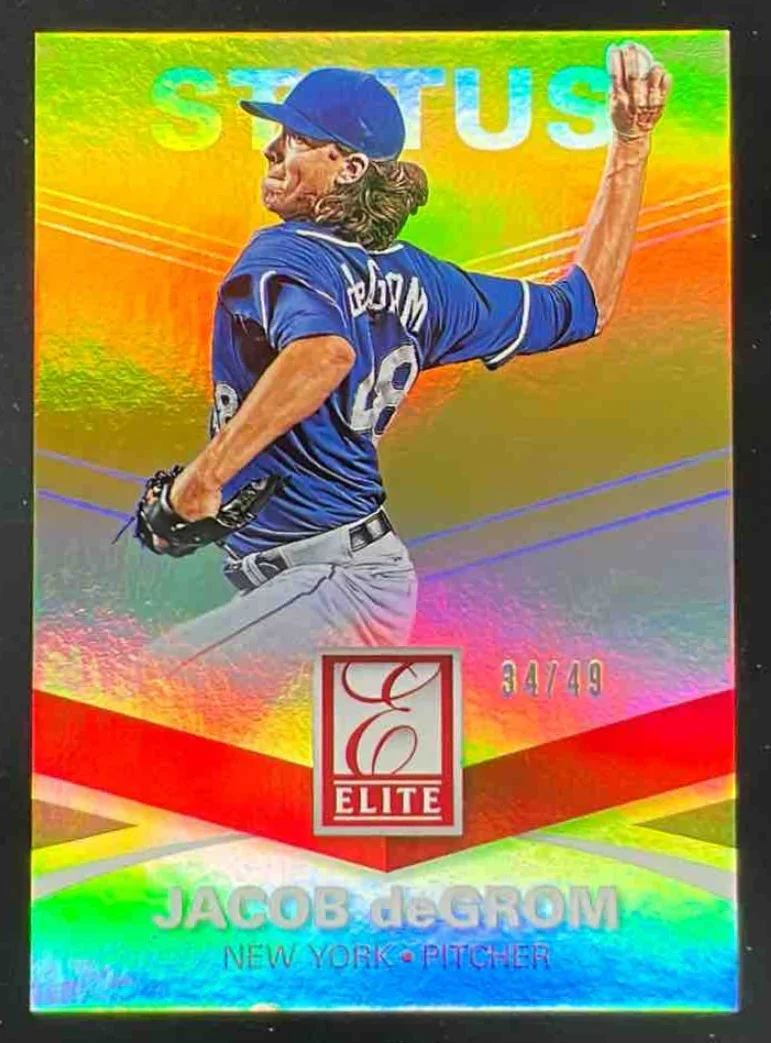 2015 Panini Elite Status Gold #38 Jacob deGrom /49