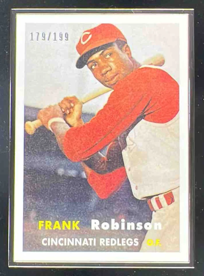 2014 Topps Rookie Reprints Framed Black #35 Frank Robinson /199