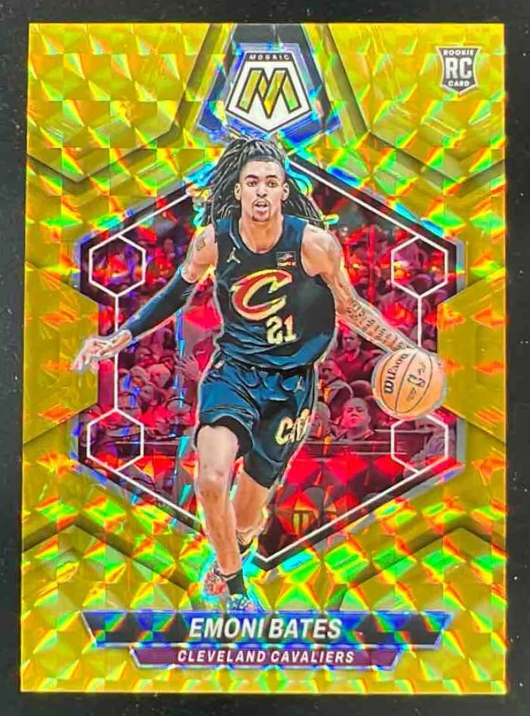 2023-24 Panini Mosaic Gold #219 Emoni Bates RC /10