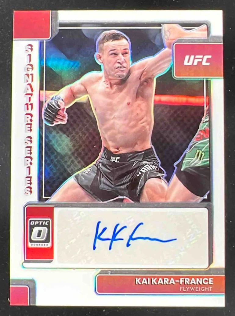 2023 Panini Donruss Optic UFC Signature Series #SS-KKF Kai Kara-France Auto