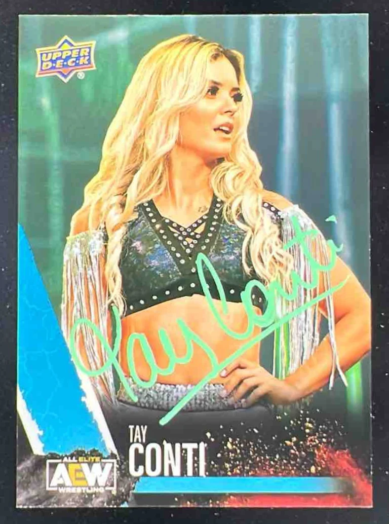 2021 Upper Deck AEW #39 Tay Conti Autograph Auto
