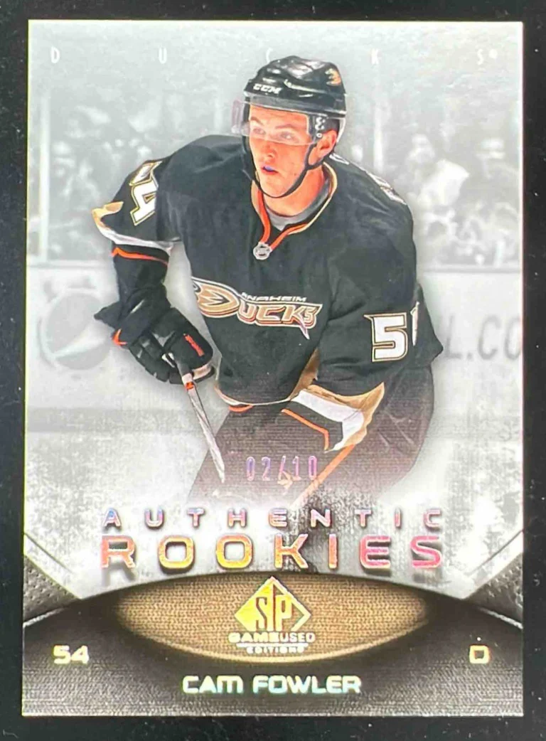 2010-11 SP Game Used Silver Spectrum #189 Cam Fowler RC /10