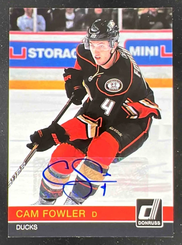 2011 Panini Donruss Autograph #RR6 Cam Fowler Auto /16