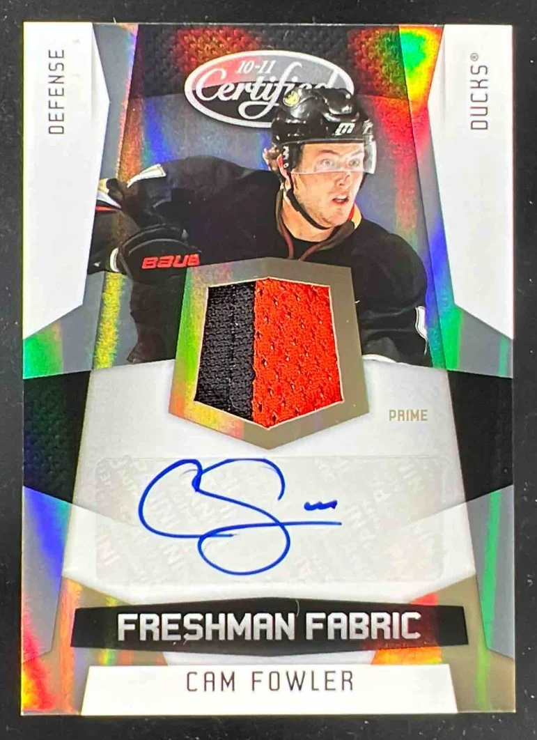 2010-11 Panini Certified Mirror Gold #191 Cam Fowler RC /25