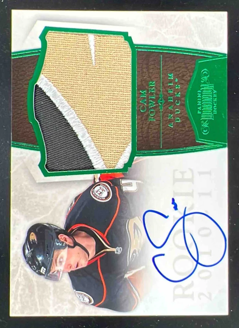 2010-11 Panini Dominion Emerald #241 Cam Fowler RC /5