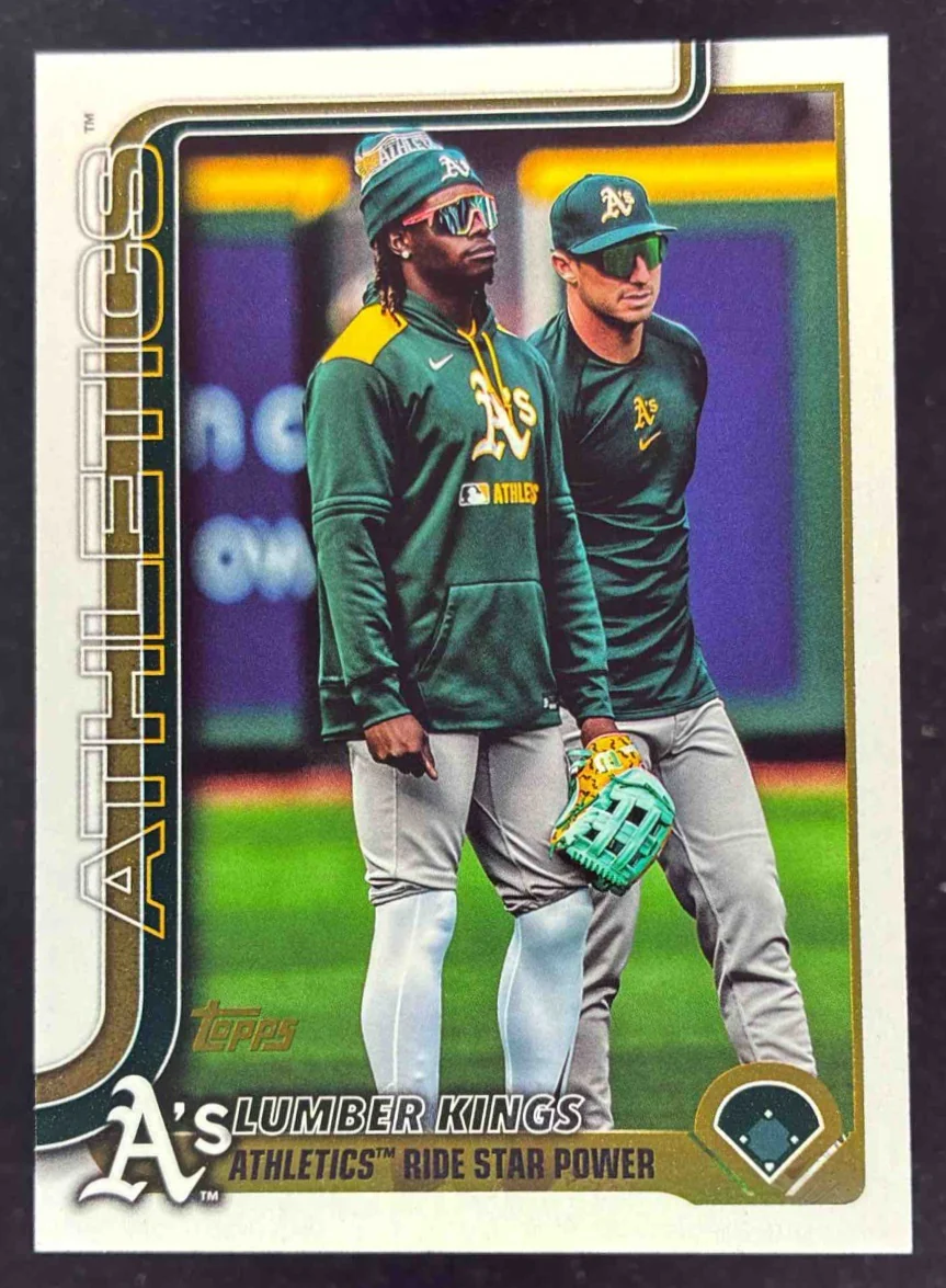 2025 Topps Golden Mirror Image Variation #US80 Lawrence Butler Brent Rooker