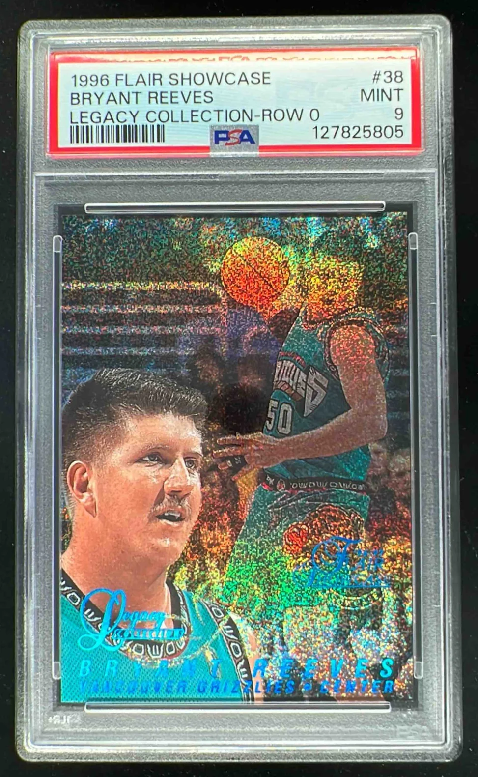 1996 Fleer Flair Showcase Legacy Collection Row 0 #38 Bryant Reeves /150 PSA 9