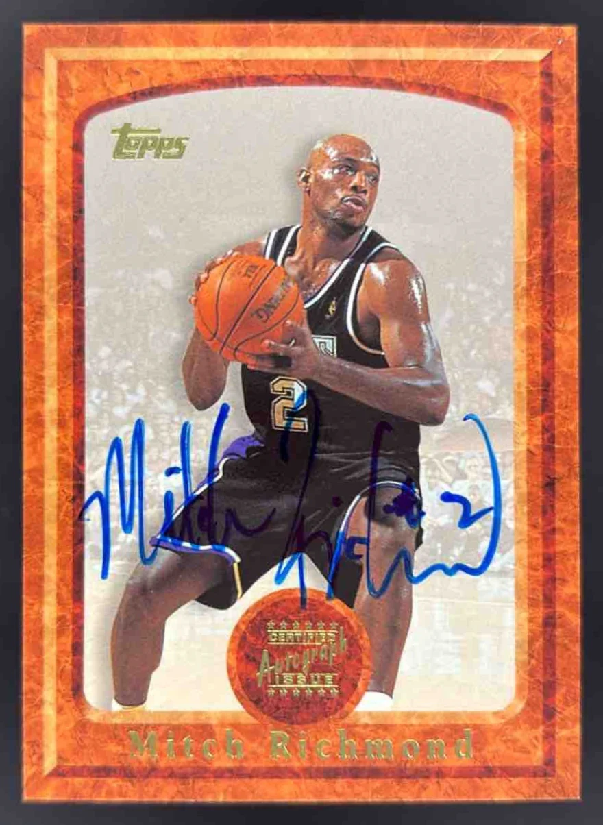1997-98 Topps Certified Autographs #3 Mitch Richmond Auto