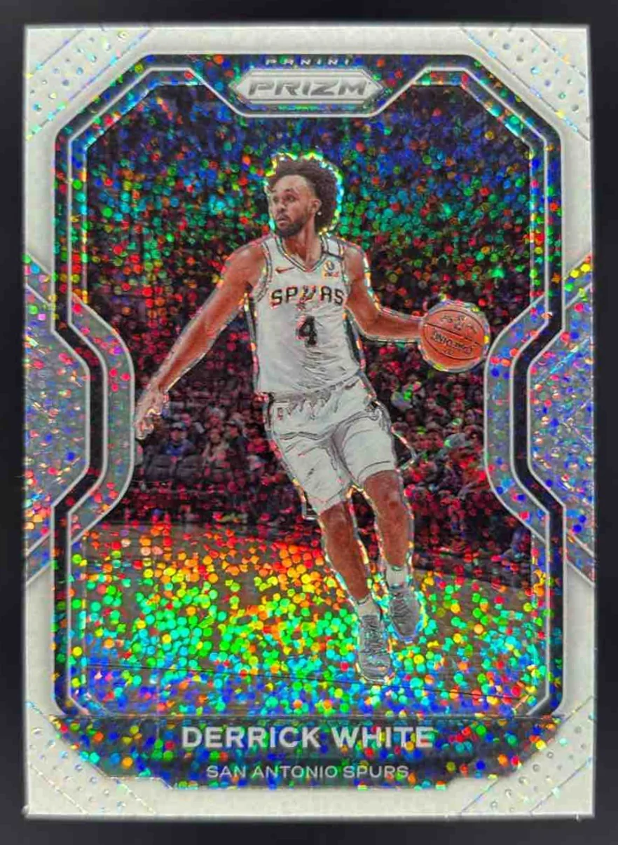 2020-21 Panini Prizm White Sparkle Prizm #174 Derrick White