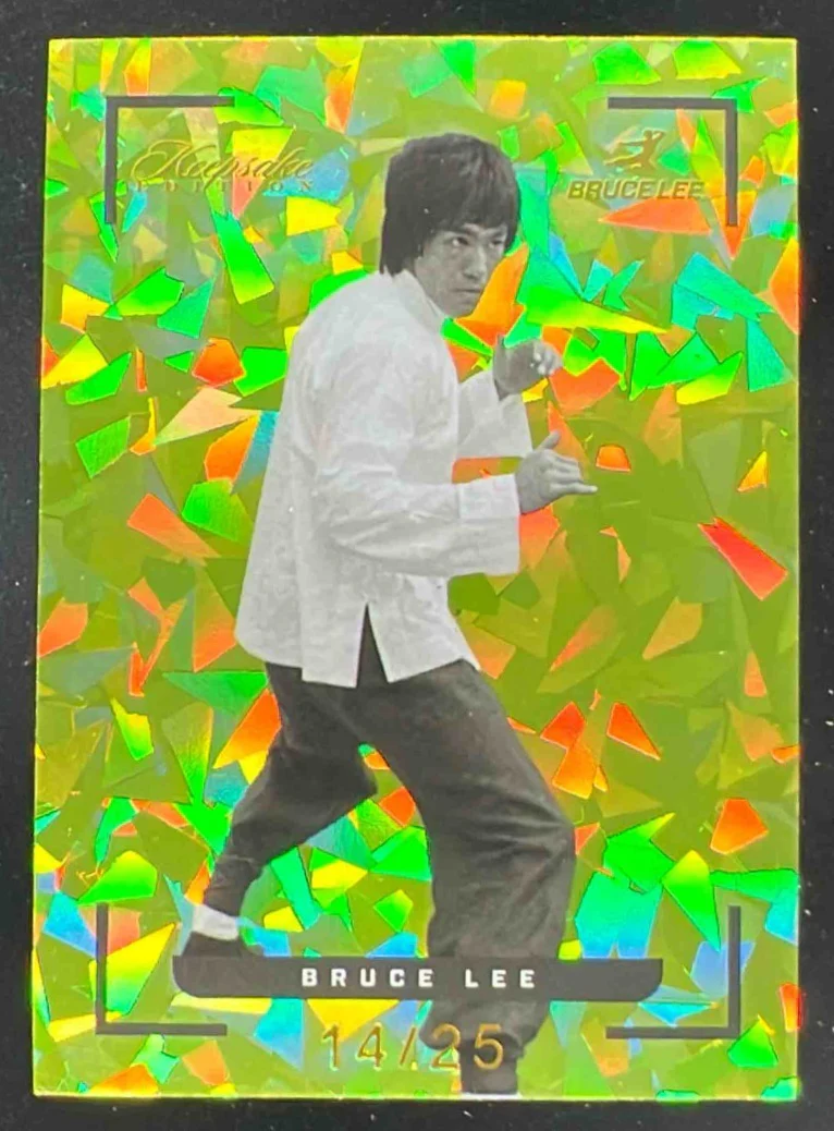 2024 Keepsake Bruce Lee 50th Anniversary Ever Silver Ice Gold #39 Bruce Lee /25