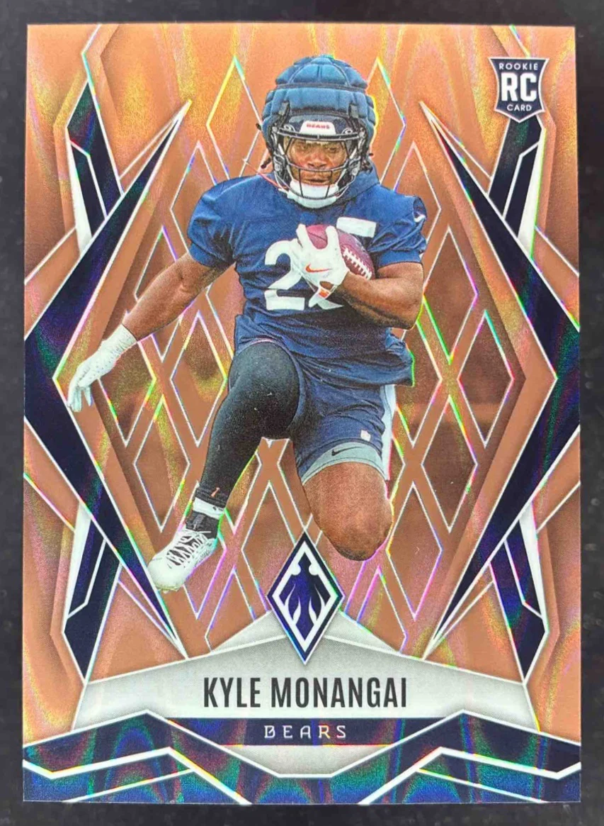 2025 Panini Phoenix Bronze Seismic #249 Kyle Monangai RC /15