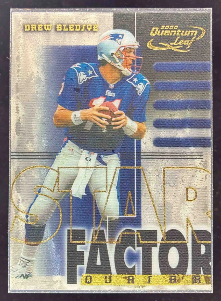 2000 Leaf Star Factor Quasar #SF 11 Drew Bledsoe /50