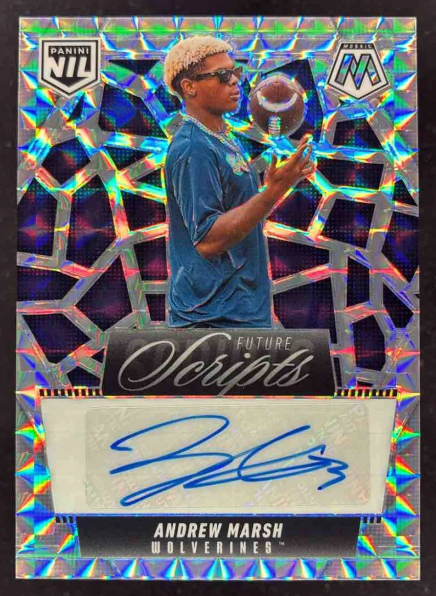 2025 Panini Mosaic Future Scripts #FSC-AMH Andrew Marsh Auto