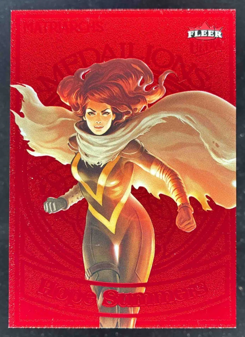 2024 Fleer Ultra Matriarchs of Marvel Medallions Ruby Red #M-17 Hope Summers /50