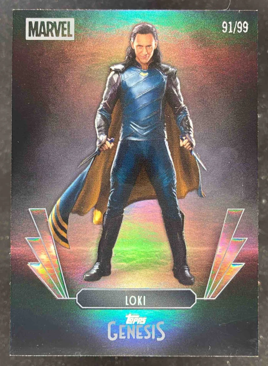 2025 Topps Disney Genesis #86 Loki /99