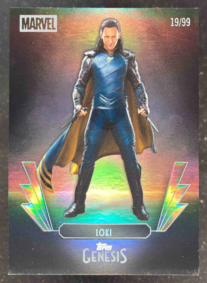 2025 Topps Disney Genesis #86 Loki /99