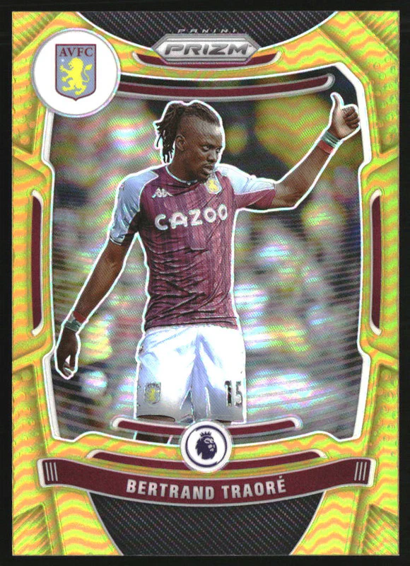 2021-22 Panini Prizm English Premier League Prizms Gold #132 Bertrand Traore /10