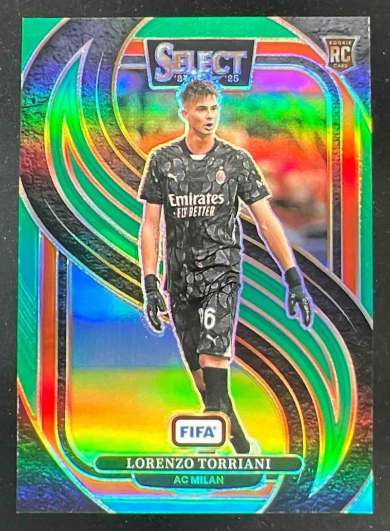 2024-25 Panini Select FIFA Mezzanine Green #143 Lorenzo Torriani RC /5