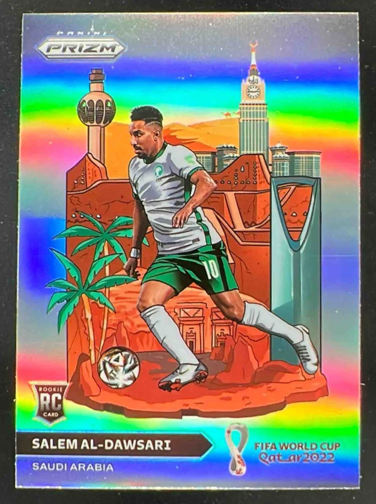 2022 Panini Prizm World Cup National Landmarks #22 Salem Al-Dawsari