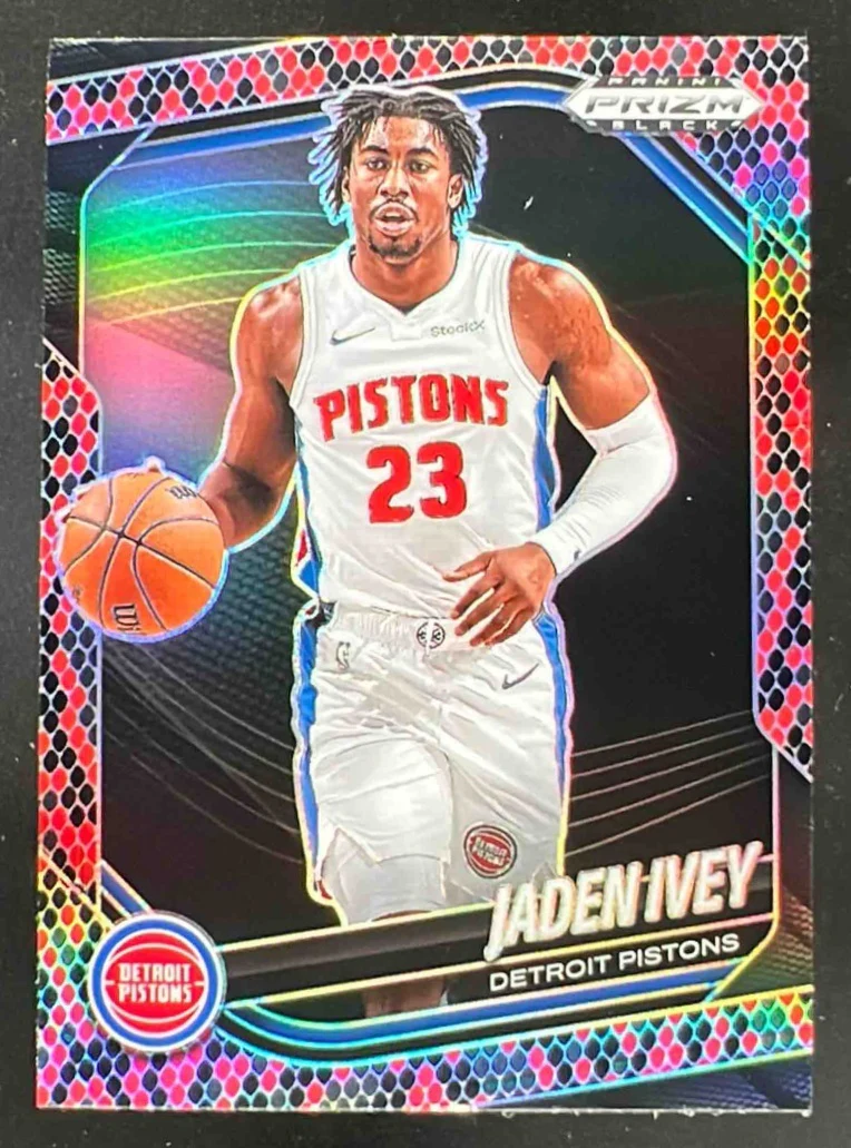 2024-25 Panini Prizm Black Snakeskin Prizms #69 Jaden Ivey