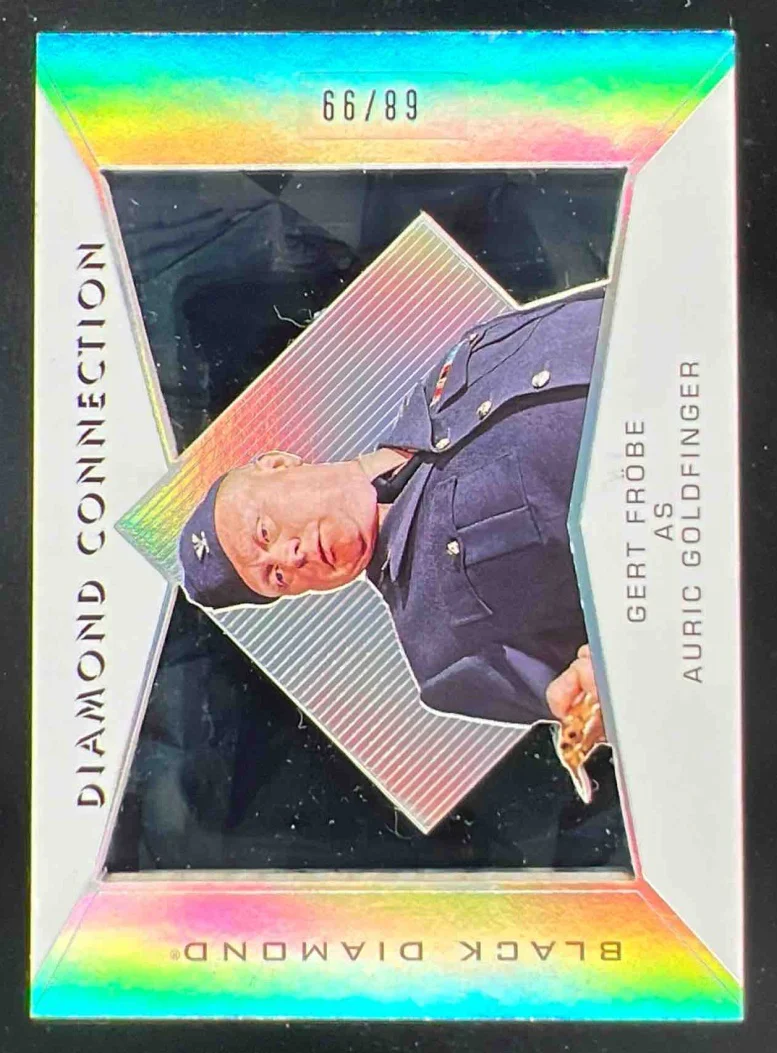 2024 Upper Deck 007 Diamond Connection #DC-12 Gert Frobe as Auric Goldfinger /99