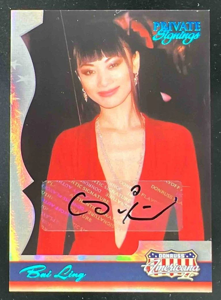 2008 Donruss Americana II Private Signings #119 Bai Ling Autograph Auto /250