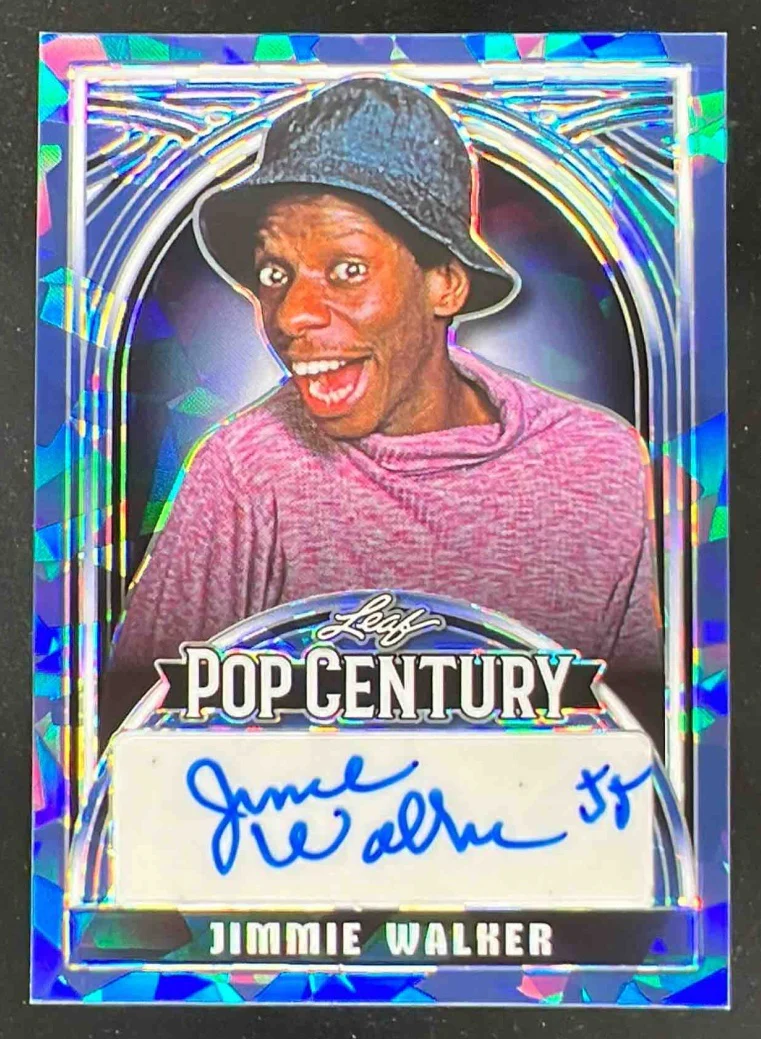 2024 Leaf Metal Pop Century Auto Crystal Dark Blue #BA-JW1 Jimmie Walker /6