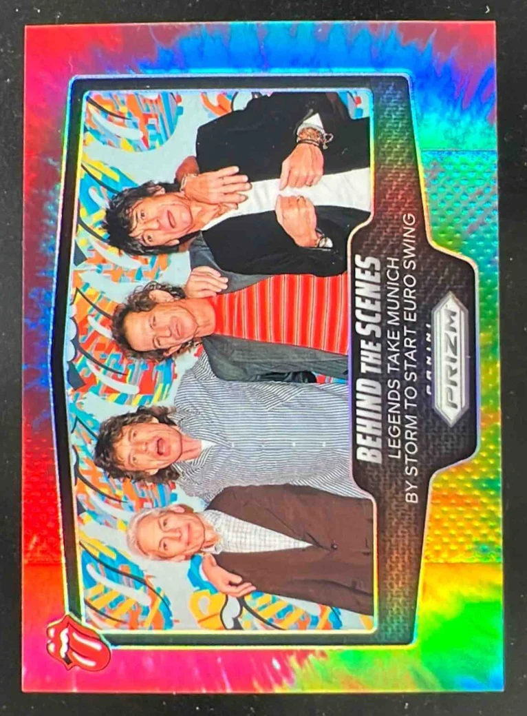 2025 Panini Prizm The Rolling Stones Behind Scenes Tie-Dye Munich June 2003 /49