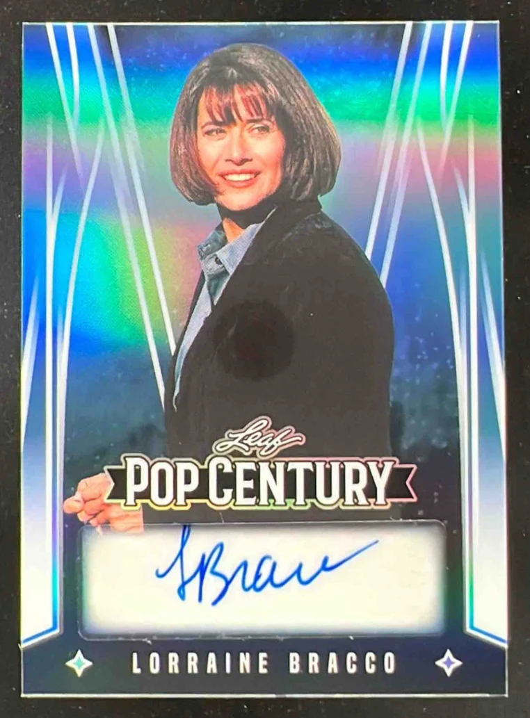 2025 Leaf Metal Pop Century Prismatic Platinum Blue #LB1 Lorraine Bracco Auto /7