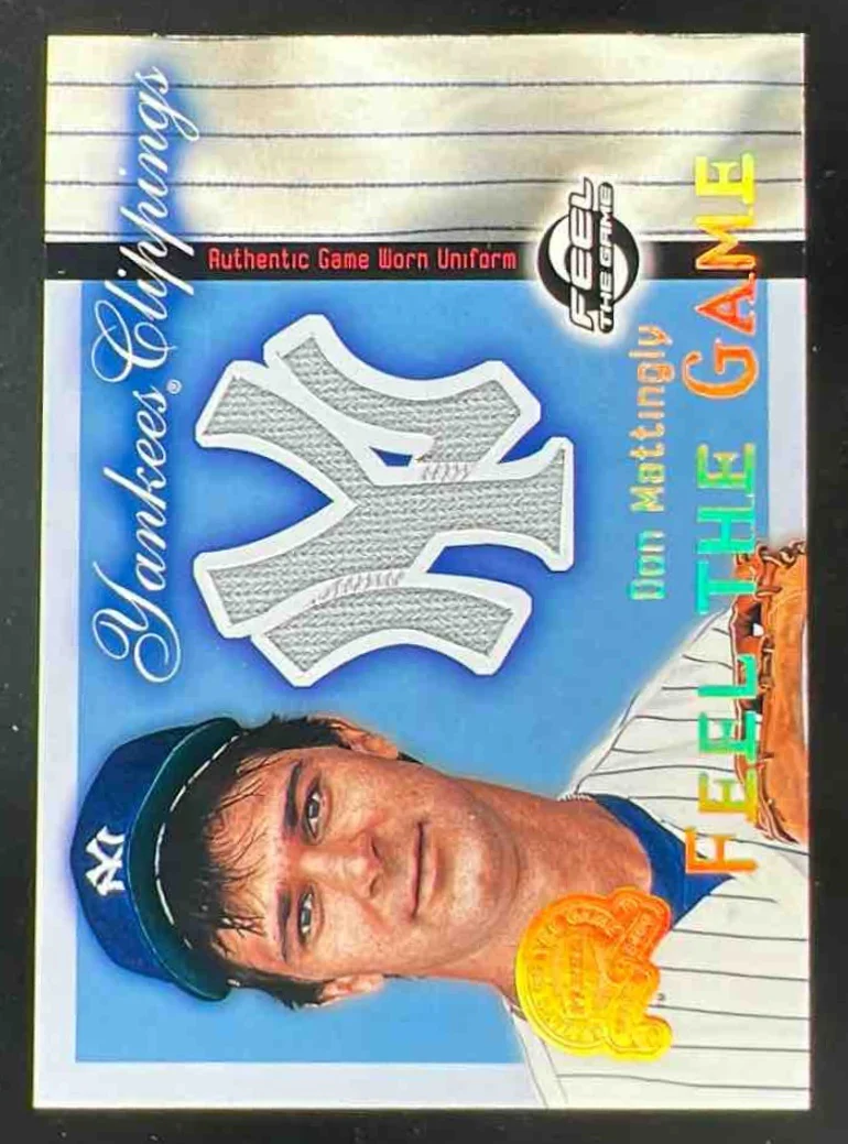 2000 Fleer Greats of the Game Feel the Game Yankees Clippings #NNO Don Mattingly