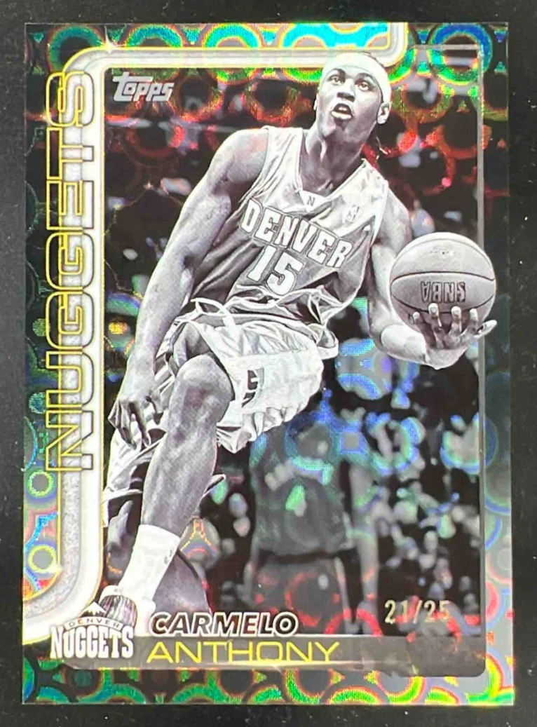 2025-26 Topps Cart Load #256 Carmelo Anthony /25