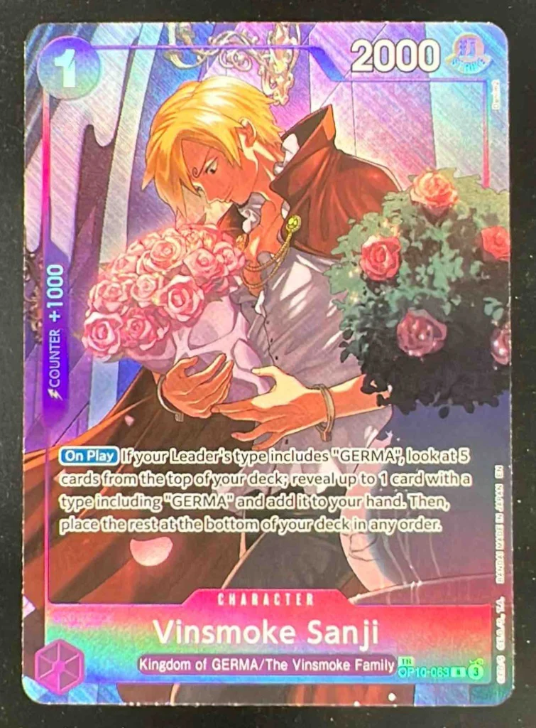 2025 One Piece Legacy of the Master Treasure Rare #OP10-063 Vinsmoke Sanji