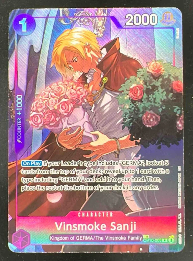 2025 One Piece Legacy of the Master Treasure Rare #OP10-063 Vinsmoke Sanji