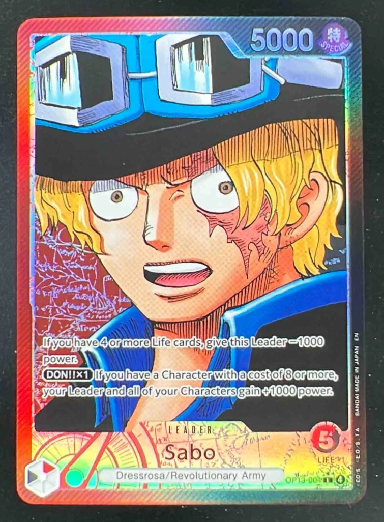 One Piece Sabo 004 Alternate Art - Carrying On His Will OP13