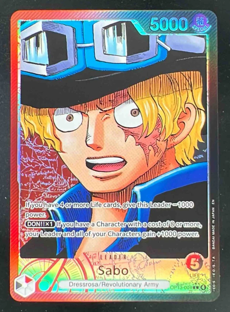 One Piece Sabo 004 Alternate Art - Carrying On His Will OP13
