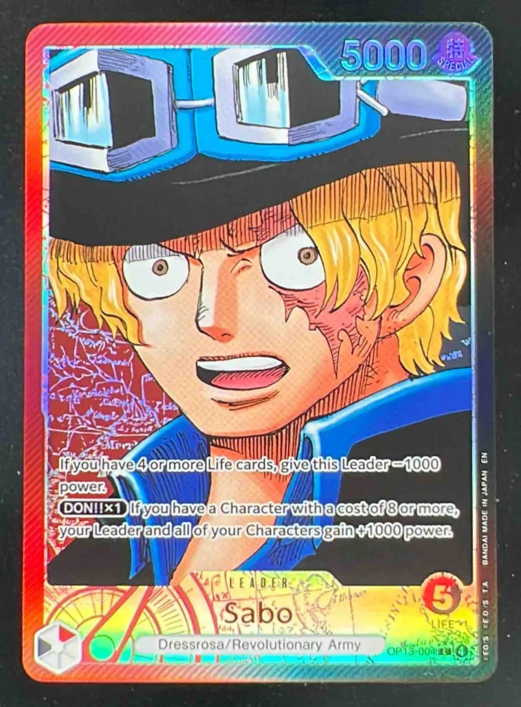 One Piece Sabo 004 Alternate Art - Carrying On His Will OP13