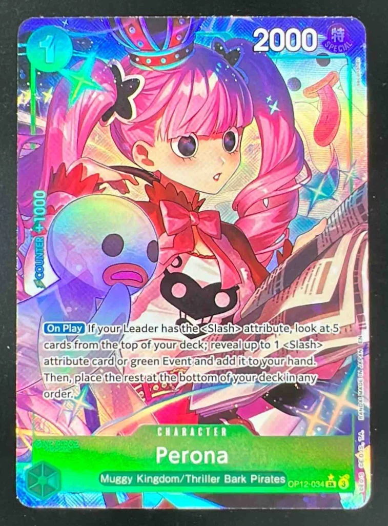 2025 One Piece Legacy of the Master Alternate Art #OP12-034 Perona