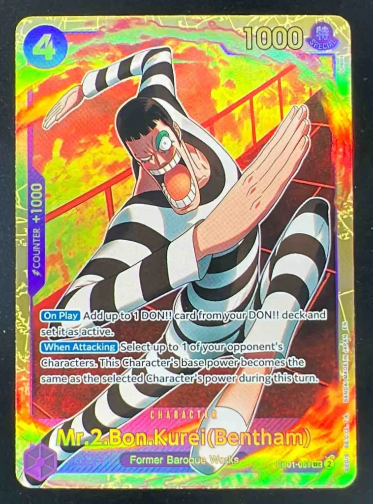 One Piece Mr.2.Bon.Kurei Bentham - Premium Booster -The Best- Vol. 2 EB01-061