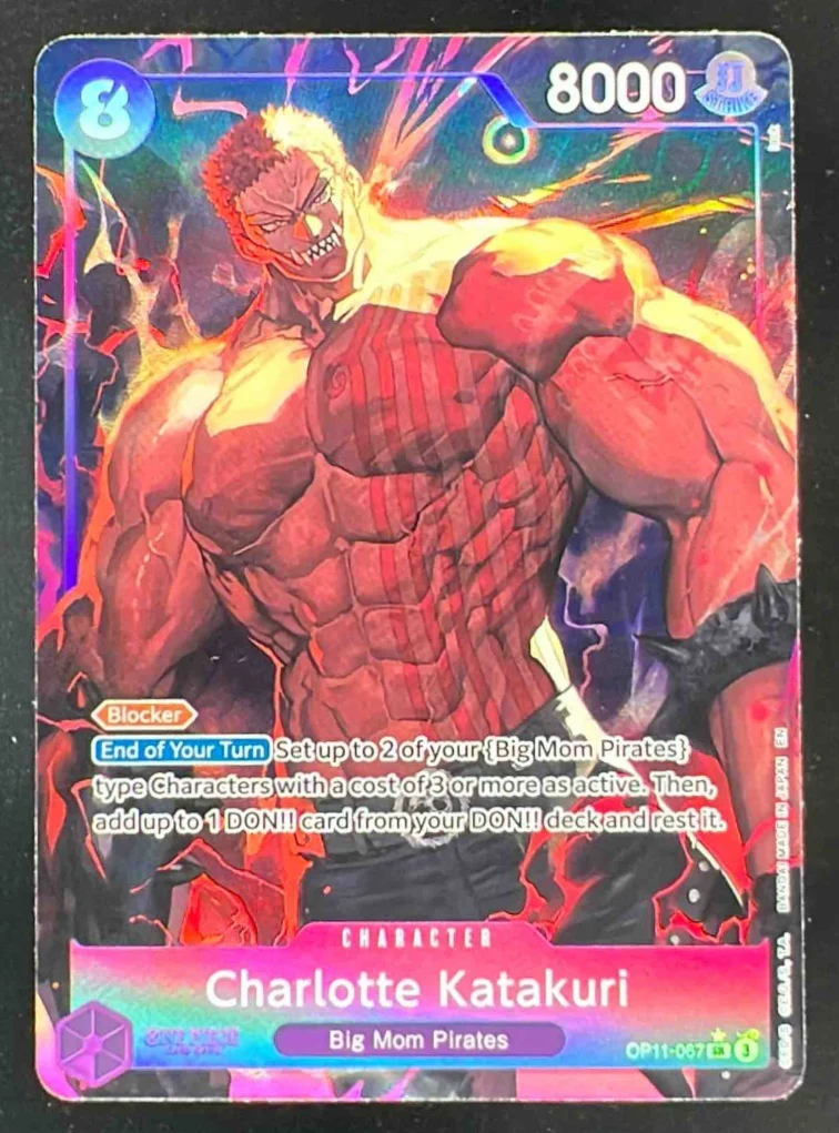 2025 One Piece A Fist of Divine Speed Alternate Art #OP11-067 Charlotte Katakuri