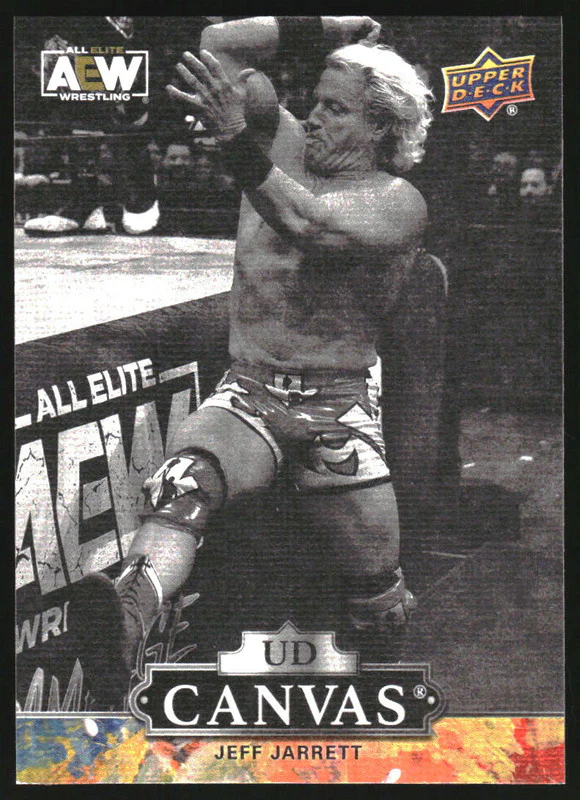 2023 Upper Deck AEW UD Canvas Black #C6 Jeff Jarrett