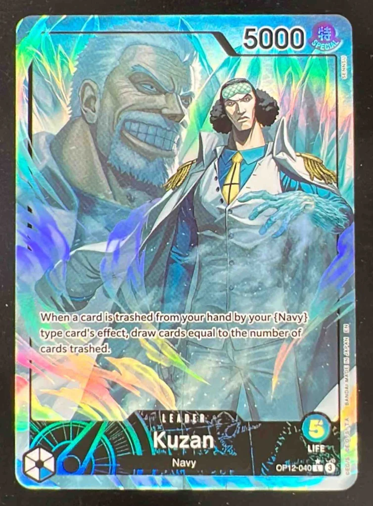 2025 One Piece Legacy of the Master Alternate Art #OP12-040 Kuzan