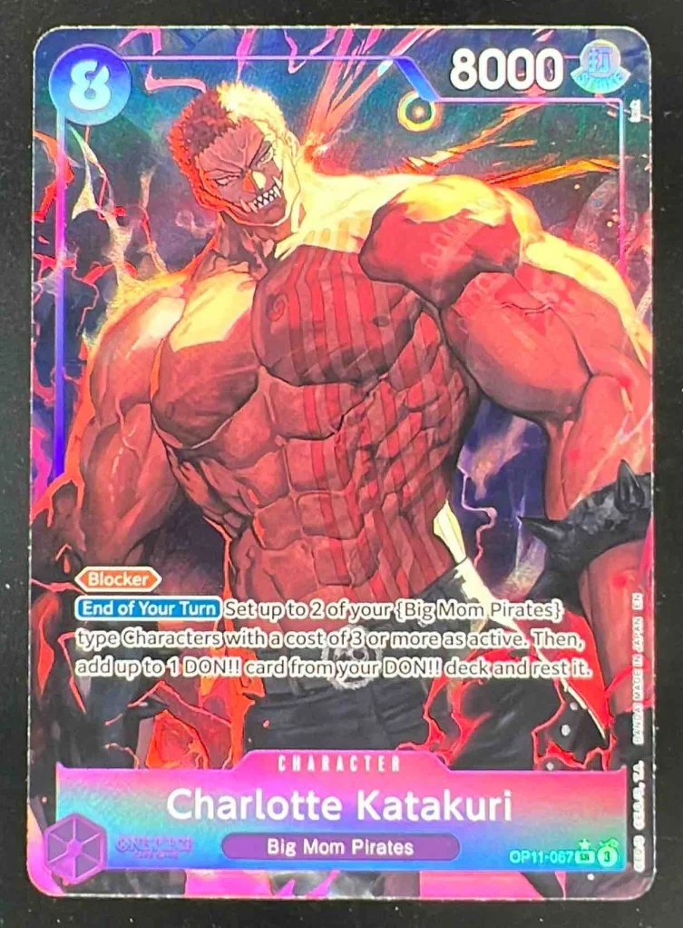 2025 One Piece A Fist of Divine Speed Alternate Art #OP11-067 Charlotte Katakuri