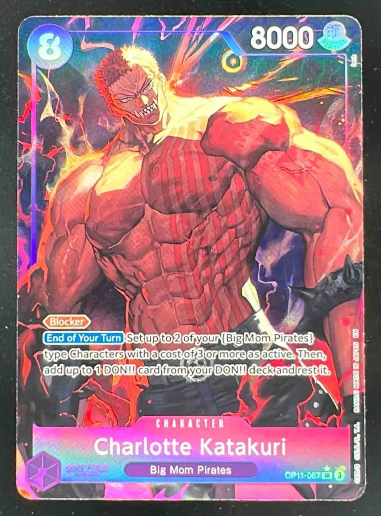 2025 One Piece A Fist of Divine Speed Alternate Art #OP11-067 Charlotte Katakuri