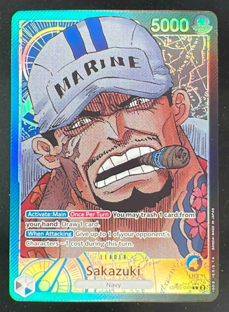 2023 One Piece Awakening of the New Era EN #OP05-041 Sakazuki Alternate Art