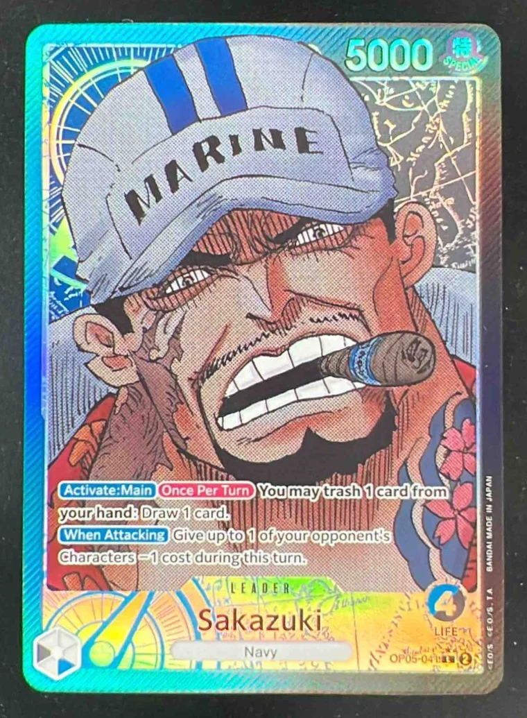 2023 One Piece Awakening of the New Era EN #OP05-041 Sakazuki Alternate Art