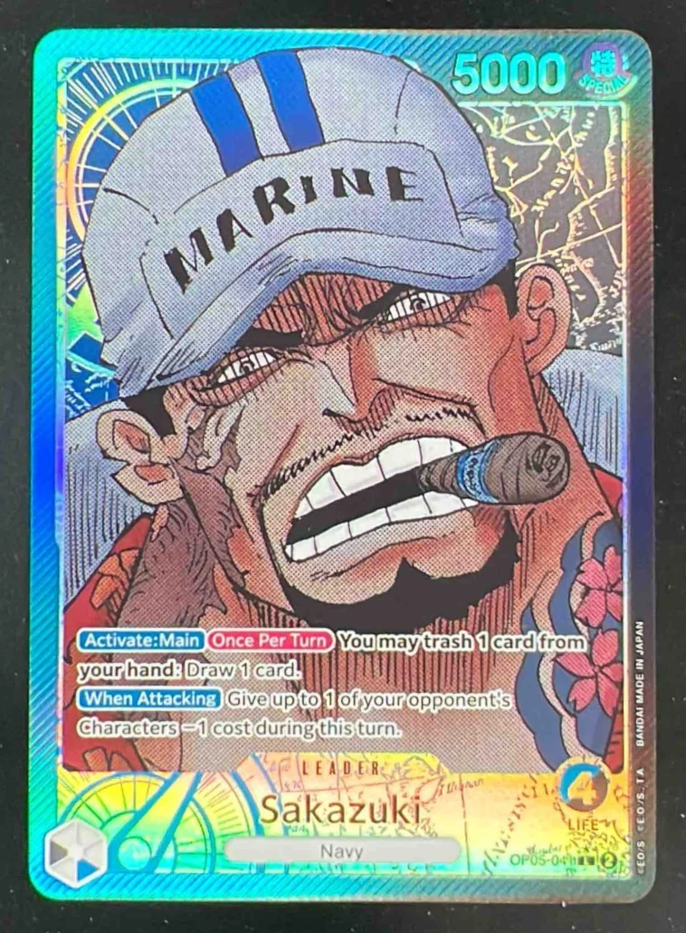 2023 One Piece Awakening of the New Era EN #OP05-041 Sakazuki Alternate Art